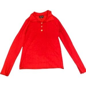 Women’s Red Long Sleeve Sweater Size Small